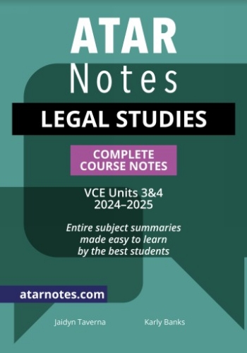 ATAR Notes: VCE Legal Studies 3&4 (2024-2025)